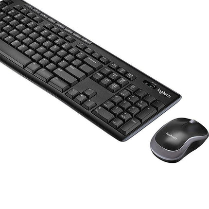 Logitech MK270 Wireless Touch Keyboard and Mouse Combo Black - Aimall