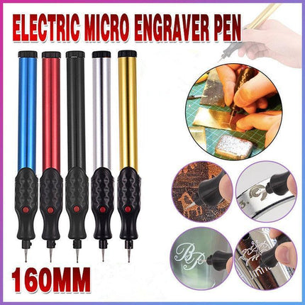 Tool Ceramic Metal Wood Engraving Pen Glass Electric Micro Engraver Diamond - Aimall