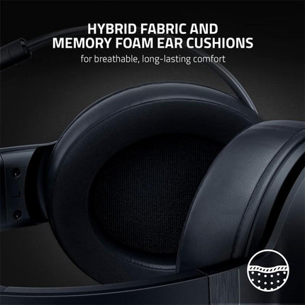 Razer Kraken X USB Digital Surround Sound Gaming Headset - Classic Black - Aimall