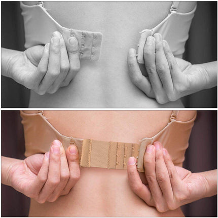 Maternity Strap Clip On Bra Extender Extension 3 Hooks Ladies Plus Size - Aimall