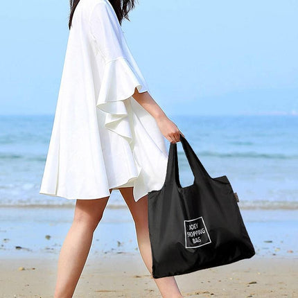 Foldable Shopping Bag Travel One-shoulder Bag Portable Storage Bag Waterproof - Aimall