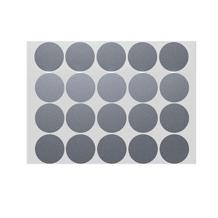 Silver Assorted Sizes Colour Sticker Dots Adhesive Round Labels Circular Spot Scrapbook - Aimall