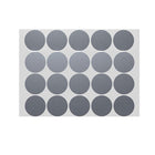Silver Assorted Sizes Colour Sticker Dots Adhesive Round Labels Circular Spot Scrapbook - Aimall