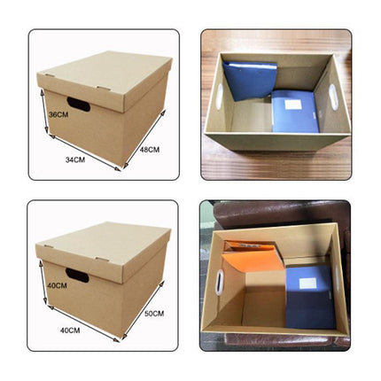 5PCS File Paper Storage Box Storage Holder Office Sundries Storage Organizer - Aimall