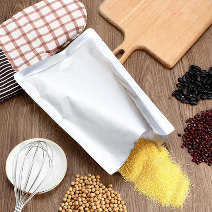 100PCS Mylar Food Vacuum Bags Pouch Foil Aluminum Storage Bags Heat Seal Food - Aimall