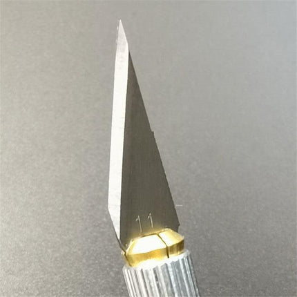 100x #11 Knife Replacement Blades ForExacto Carbon Steel Hobby Arts Craft Tool - Aimall