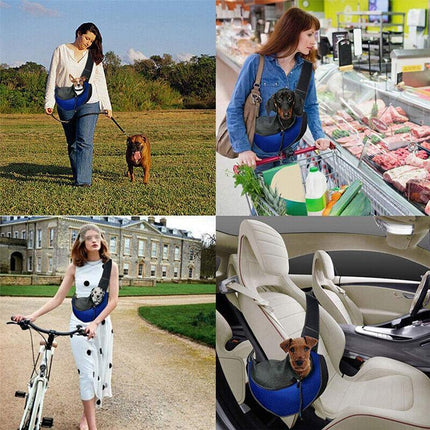 S Size Pet Shoulder Carrier Bag Puppy Cat Dog Travel Sling Backpack Portable - Aimall