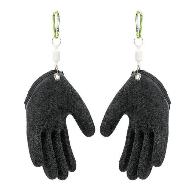Fisherman Pro Fishing Glove With Magnet Release Catch Anti-slip Cut Resistant - Aimall