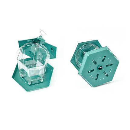 Garden Hanging Wild Bird Feeder Birds Gazebo Shape Container Waterproof Outdoor - Aimall