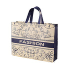 25x Fashion Non Woven Tote Bags Reusable Shopping Bags Clothing Store Retro Style