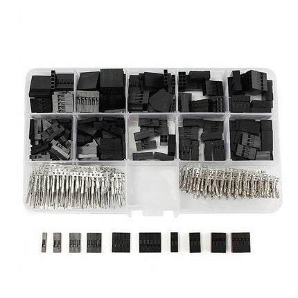 620x Male Jumper Pin Dupont Pin Crimp Wire Housing Kit Header Female Connector - Aimall