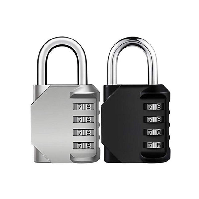 Combination-Lock 4 Digit Outdoor Waterproof Padlock,Gate,Locker,Hasp Number Lock - Aimall