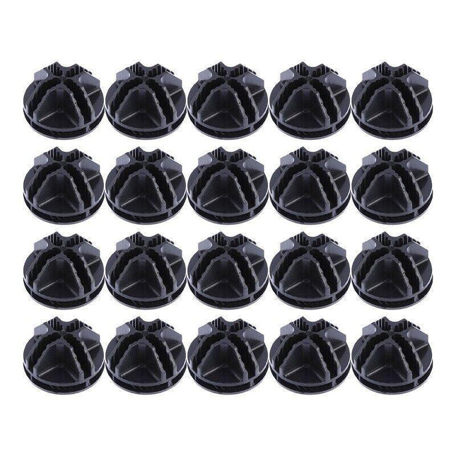 20PCS Wire Storage Cube Plastic Connectors Mesh Snap Plastic Push Grid - Aimall