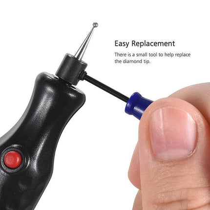 Tool Ceramic Metal Wood Engraving Pen Glass Electric Micro Engraver Diamond - Aimall