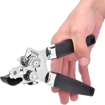 3-in-1Can amp Bottle Opener Classic Stainless Steel Manual Heavy Duty Can Opener - Aimall