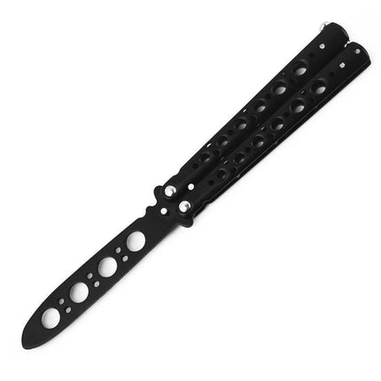 CSGO Rainbow Butterfly Knife Metal Folding Practice Trainer Training Tool - Aimall