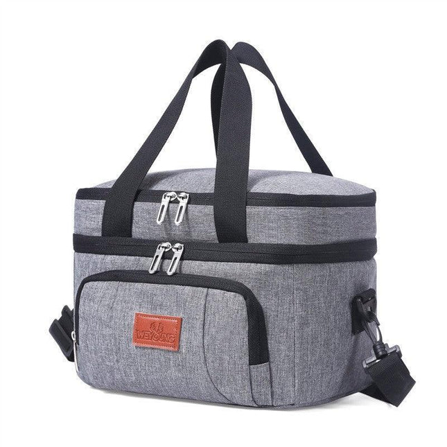 Insulated Lunch Bag with Shoulder Strap - Aimall