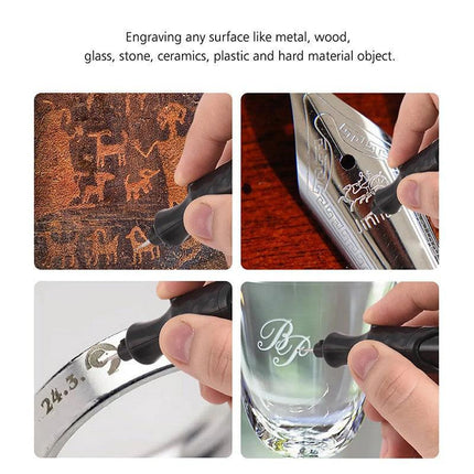 Tool Ceramic Metal Wood Engraving Pen Glass Electric Micro Engraver Diamond - Aimall
