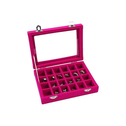 Velvet Earring Jewelry Display Hanger Organizer Box Holder Storage Case AU Stock - Aimall
