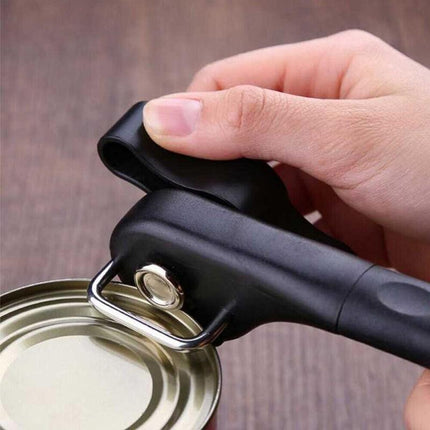 Tin Smooth Edge Professional Can Opener Manual Stainless Steel Safe Cut Lid Side - Aimall