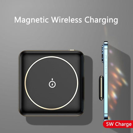 10000mAh Portable mini Qi Fast Charger Magnetic Wireless Power Bank Charger Slim - Aimall