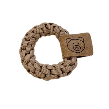 Mixed Color Braided Hair Ties Rope Elastic Rubber Bands Women's Hair - Aimall