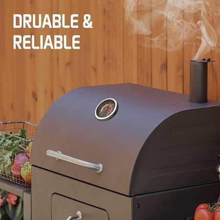 10-400℃ Barbecue Thermometer Gauge Stainless BBQ Smoker Grill Temperature - Aimall