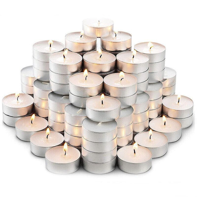 50X Tealight Candles Tealights Home Decor Party Wedding 8 Hours