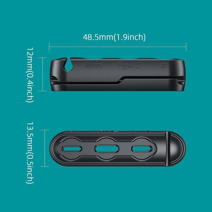 Braided Magnetic USB-C iProduct Micro 3A USB Fast Charging Data Cable 2m - Aimall