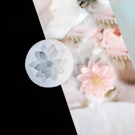 3D Flower Silicone Molds Epoxy Resin Jewelry Pendant Mould Making Craft Mold - Aimall