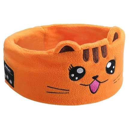 Kids Bluetooth Headband Headphone Earphone Wireless Sleeping Music Headwear Cute - Aimall
