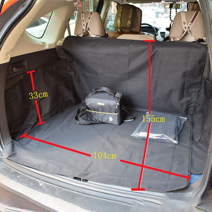 Pet Dog Car Boot Cargo Liner Cover Mat Waterproof Protector Cat SUV Ute Black - Aimall