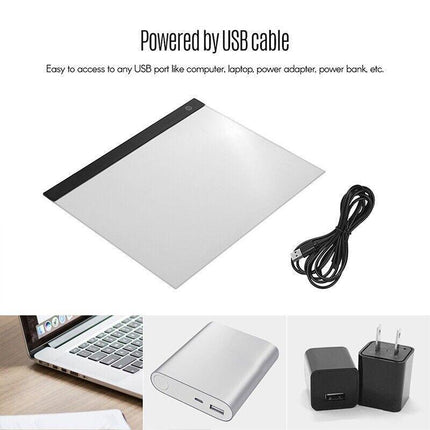A3 LED Light Copy Tracing Art Tattoo Box Stencil Board Drawing Design Table Pad - Aimall