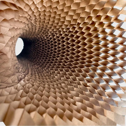100 X Honeycomb Packing Paper Wrap,22/35/45CM Premium Recycled Cushioning Kraft - Aimall