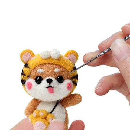 Needle Felting Mat Starter Kit 25 Set Colour Wool Felt Needles Tool DIY Gift - Aimall