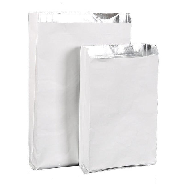 Aluminum Foil Lined Chips BBQ Chicken Paper Bags Disposable Greaseproof Takeaway - Aimall