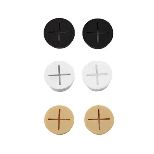 10 PCS 20mm Desk Cord Grommet, Flexible Silicone Cable Hole Cover Round Gasket - Aimall