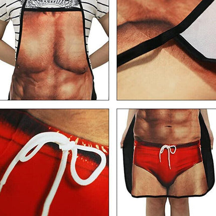 Funny Adult Men Women Novelty Aprons Party Game Cooking Kitchen BBQ Baking - Aimall