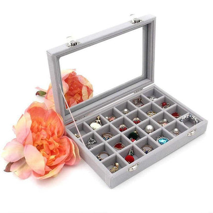 Velvet Earring Jewelry Display Hanger Organizer Box Holder Storage Case AU Stock - Aimall