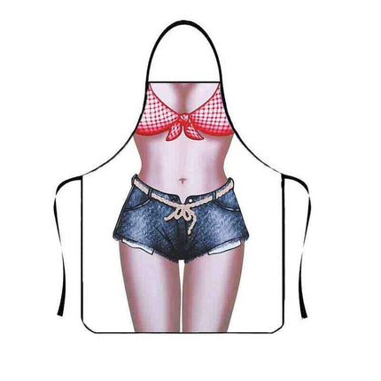 Funny Adult Men Women Novelty Aprons Party Game Cooking Kitchen BBQ Baking - Aimall