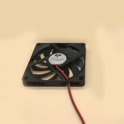 2PCS 12V 8010 DC Fan 2 Pin Brushless for PC Computer Hydroponics Cooling AUStock - Aimall