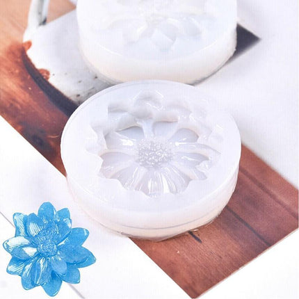 3D Flower Silicone Molds Epoxy Resin Jewelry Pendant Mould Making Craft Mold - Aimall