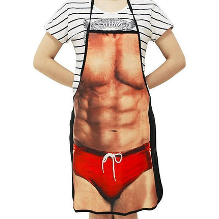 Funny Adult Men Women Novelty Aprons Party Game Cooking Kitchen BBQ Baking - Aimall