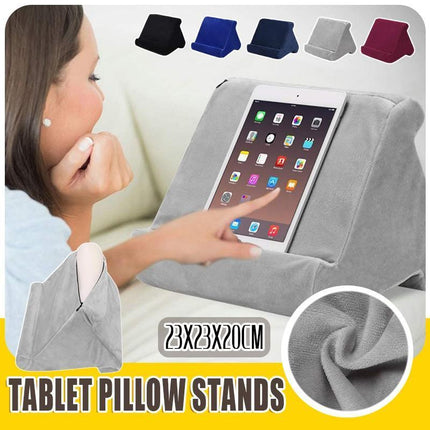 Tablet Pillow Stands For iPad Book Reader Holder Rest Laps Reading Cushion - Aimall