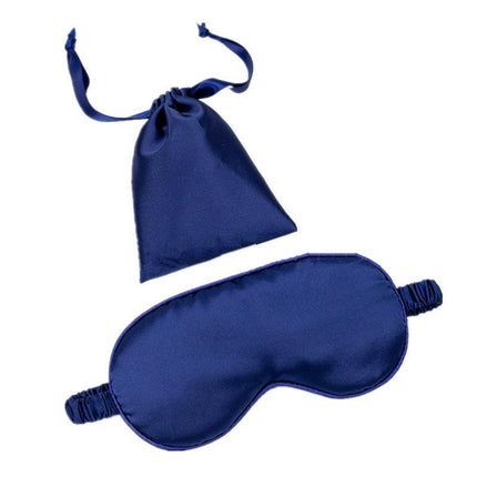 Pure Soft Silk EyeShade Blindfold Sleep Eye Mask Cover Light Shade Travel Relax - Aimall