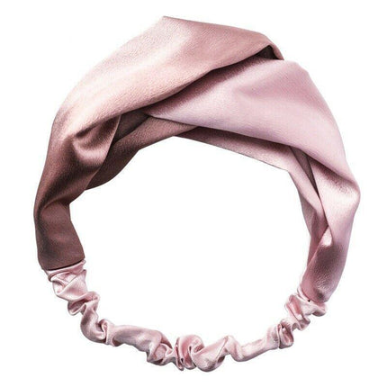 Women Chiffon Floral Print Headband Fashion Bohemian Elastic Cross Hair Bands - Aimall