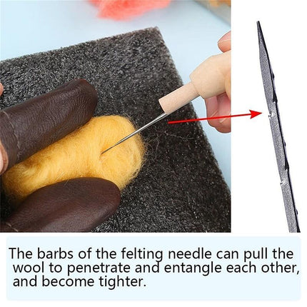 60PCS 79/80/85MM Felting Needles DIY Hand Wool PIN Felt Tools Kits Embroidery - Aimall