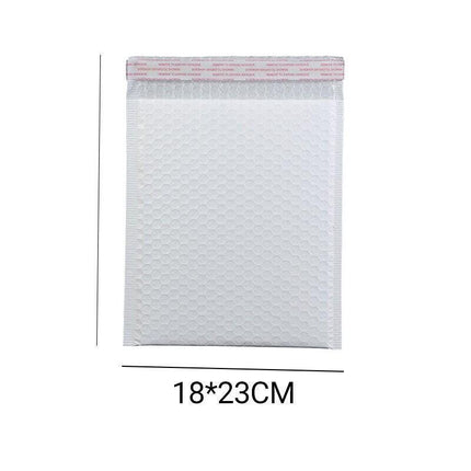 18*23cm Poly Bubble Mailers Envelope Padded Bag White Cushioned Satchel - Aimall