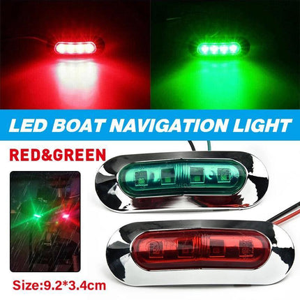 1set Boat Navigation Lights Waterproof Marine Utility Led Strip Lights 12-24V - Aimall