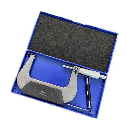 High Precision 0-100MM Outside Micrometer Alloy Head Spiral Measuring Tool